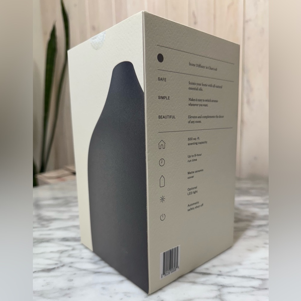 Vitruvi, Stone, Essential Oil Diffuser, Charcoal - Picture 2 of 7